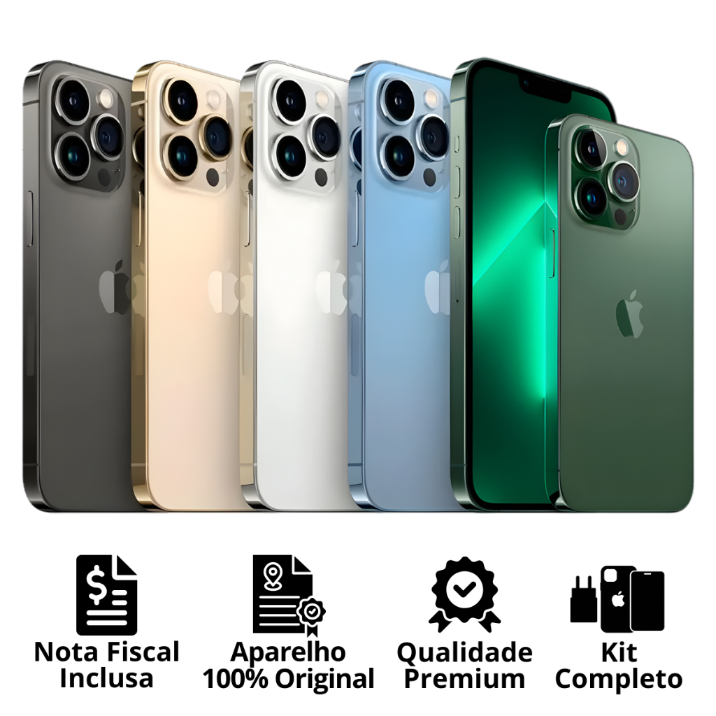 Celular iPhone 13 Pro Max (128GB) (256GB) 100% Ori