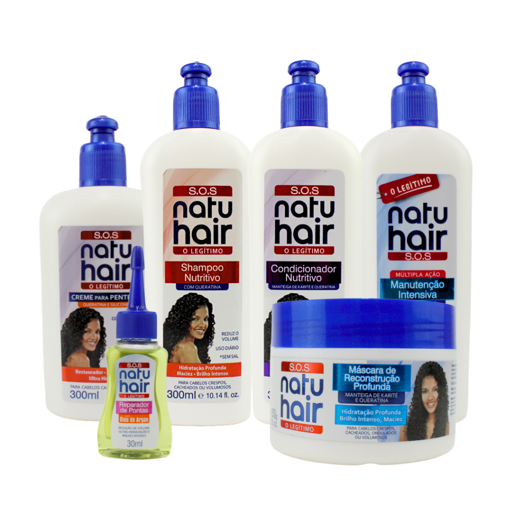 Kit SOS: Shampoo, Condicionador, Ativador, Máscar