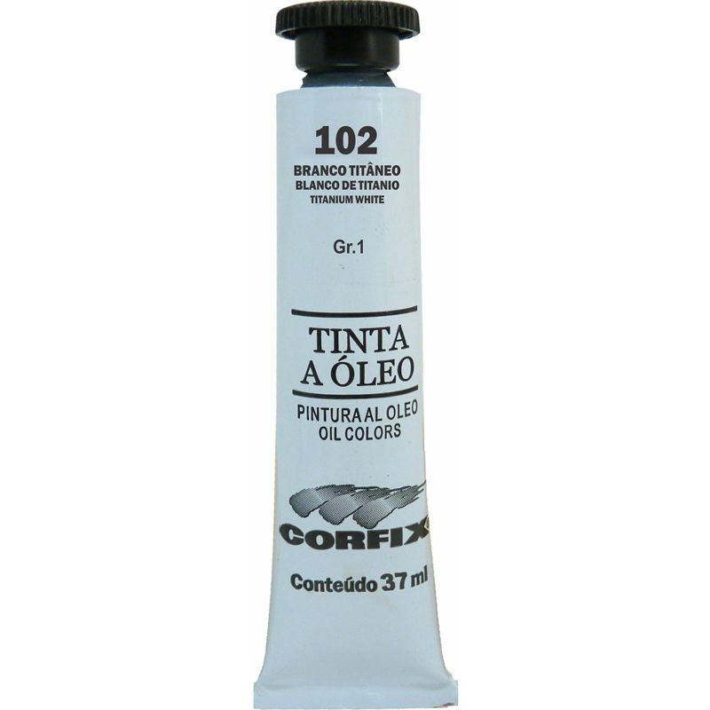 Tinta à Óleo para pintura em tela Corfix Bisnaga