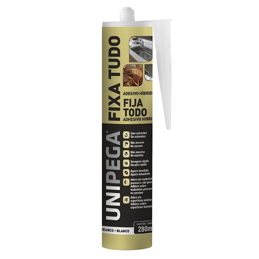 Fixa Tudo Cartucho Cola Veda Até Debaixo Dágua B