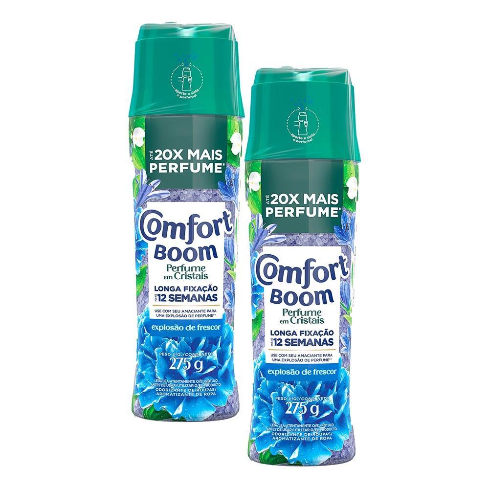 Kit 2 Odorizantes de Roupas Comfort Boom Perfume e