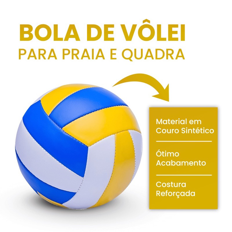 Bola de vôlei oficial tamanho 5 macia para jovens