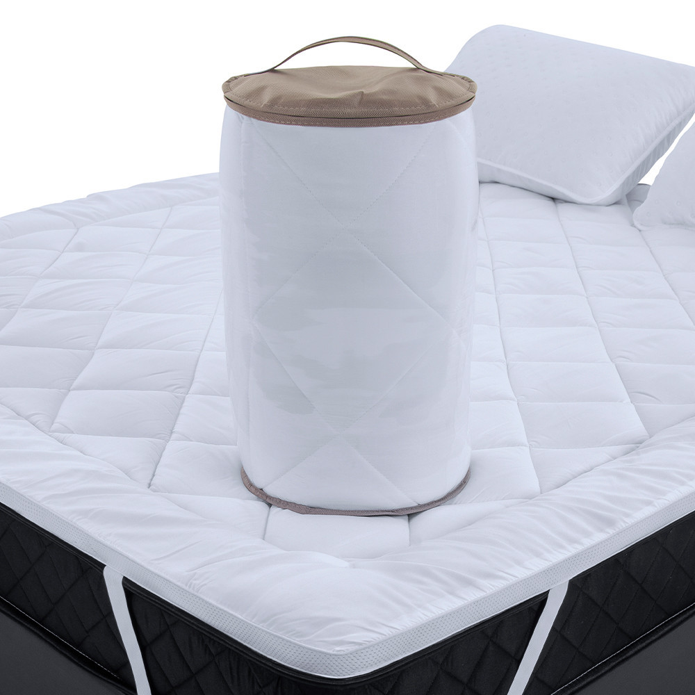 Pillow Top Casal Extra Macio Toque de Pluma em Fib