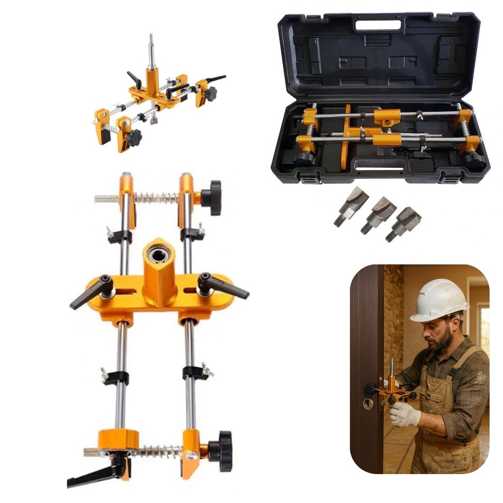 Kit Gabarito Para Furação E Instalação De Fech