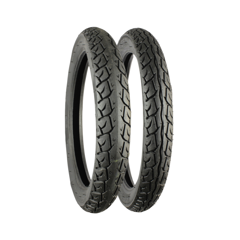 Par Pneu Moto Traseiro 90/90-18 Dianteiro 2.75/18 