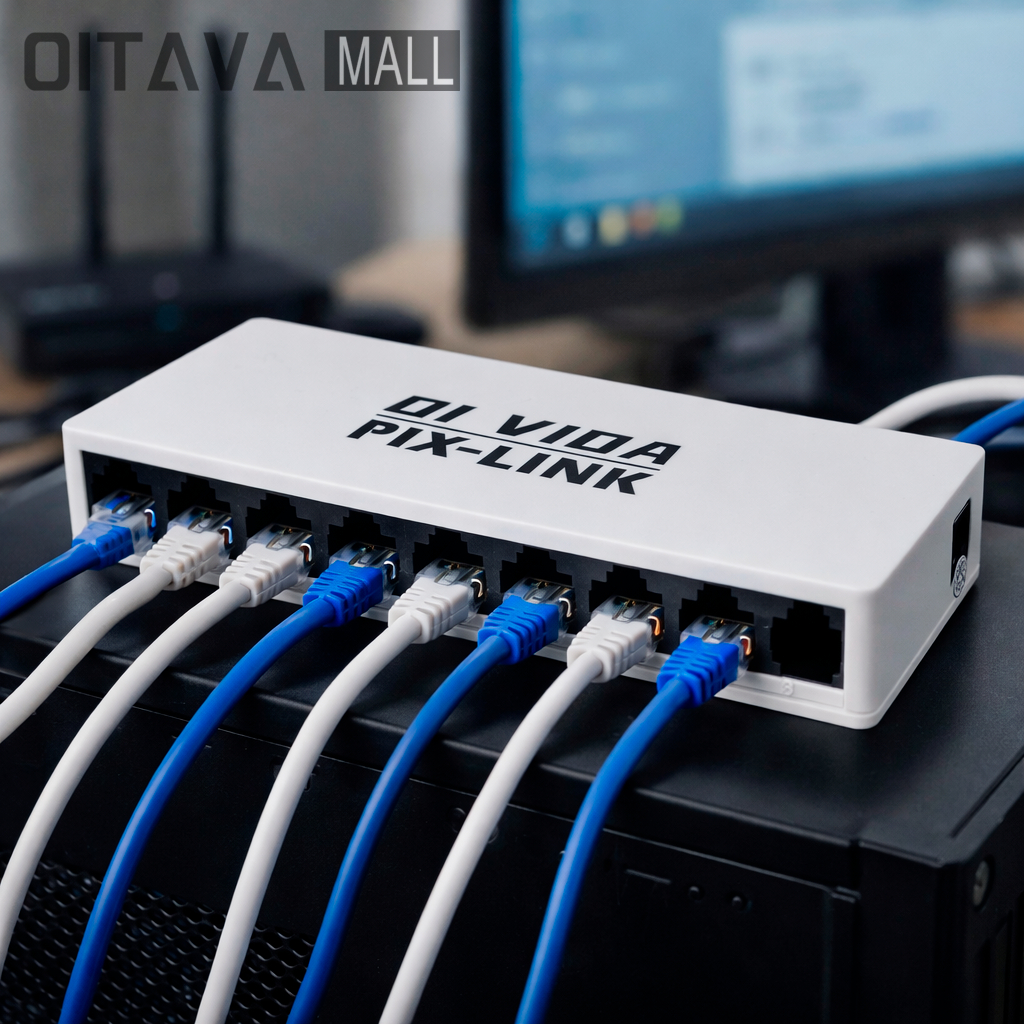 Roteador Switch de Rede 8 Portas Gigabit 10/100mbp