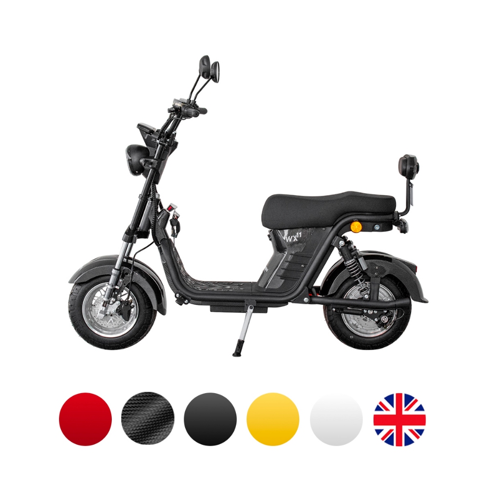 Scooter Moto Elétrica WeHawk WX-11 1000W até 40 