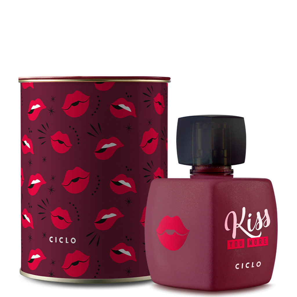Perfume Deo Colônia Kiss You More Ciclo 100ml Lac