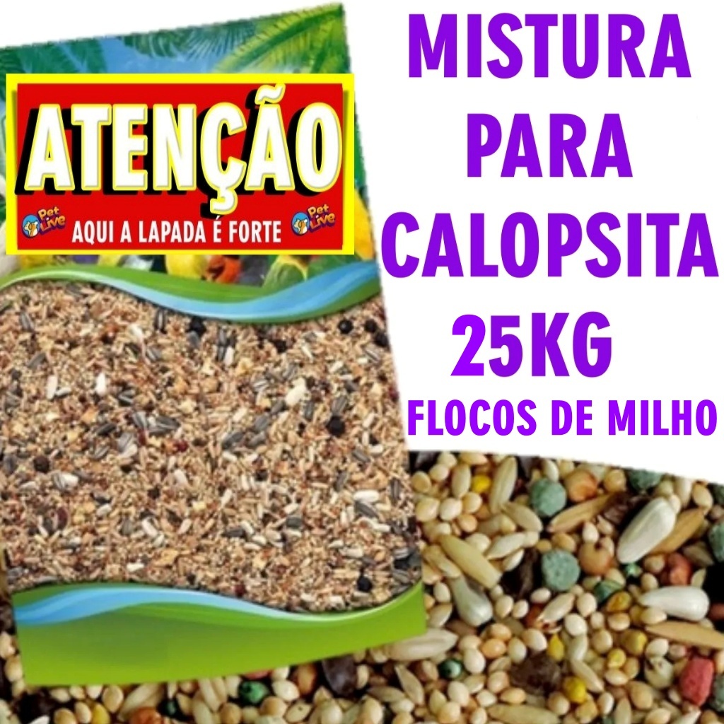 MISTURA PARA CALOPSITAS, PERIQUITOS E AGAPORNIS 25
