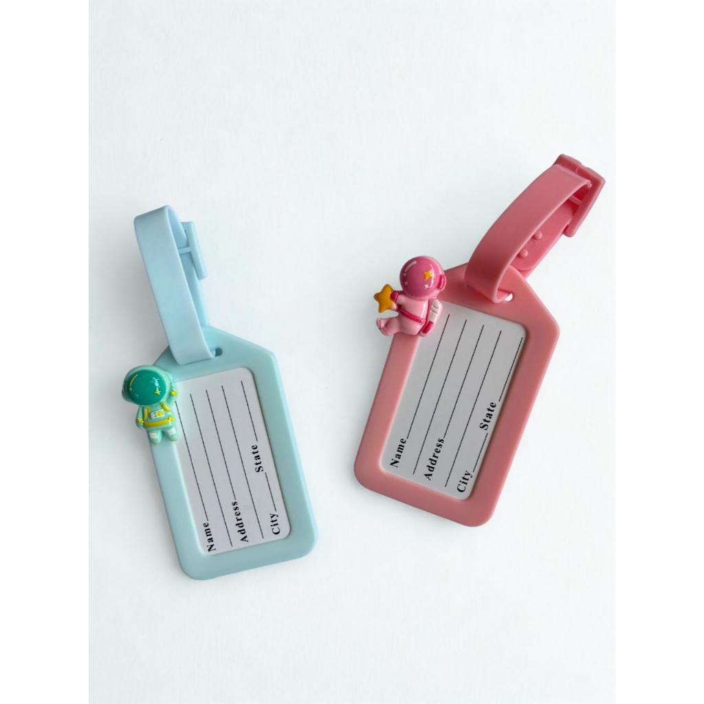 Identificador de malas/mochilas Plástico 2 pcs Az