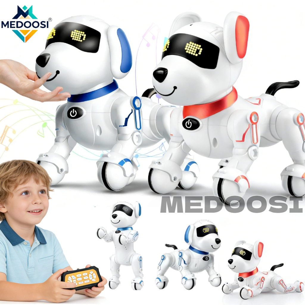 MEDOOSI-2.4g Interação de toque de Cachorro rob�
