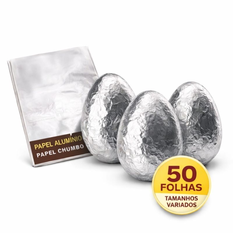 50 papel chumbo cortado aluminio prata várias tam