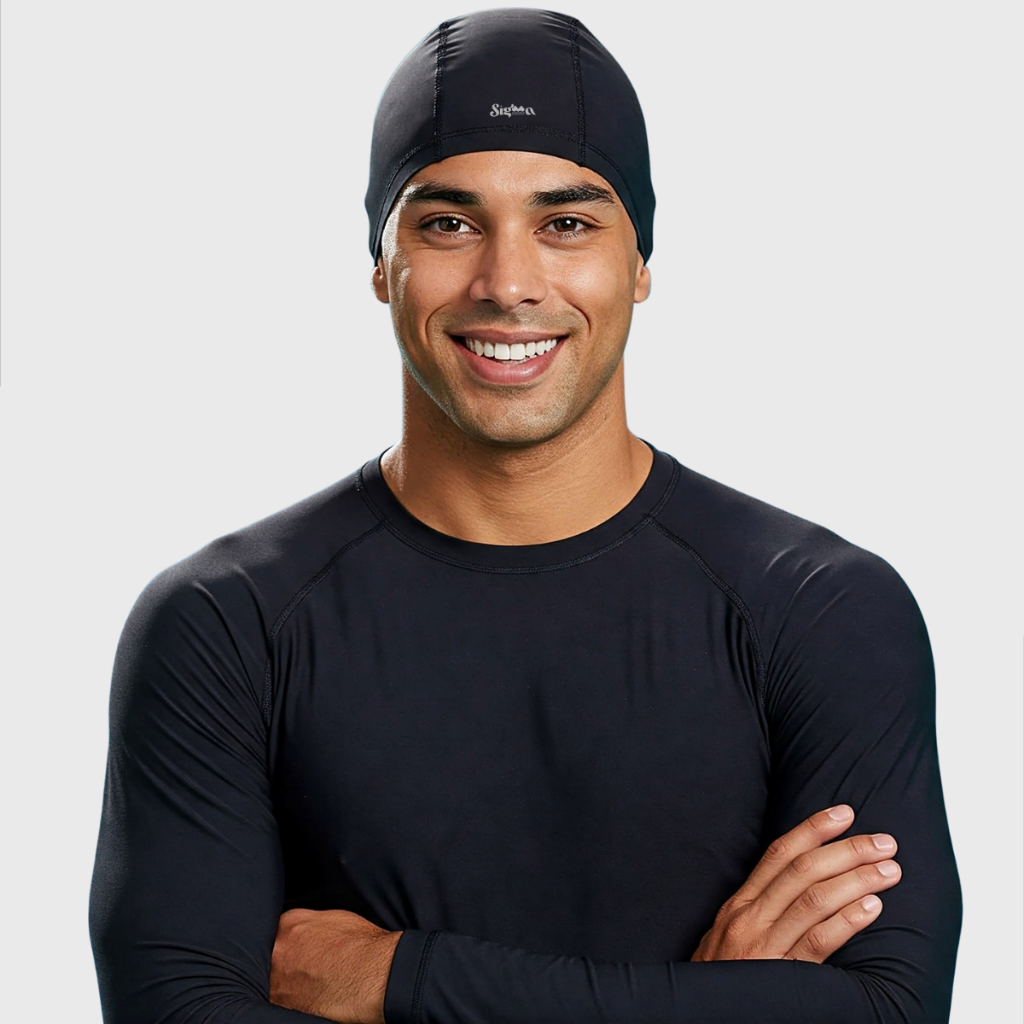 Touca Natação Hidroginástica Cobre Orelha Adult