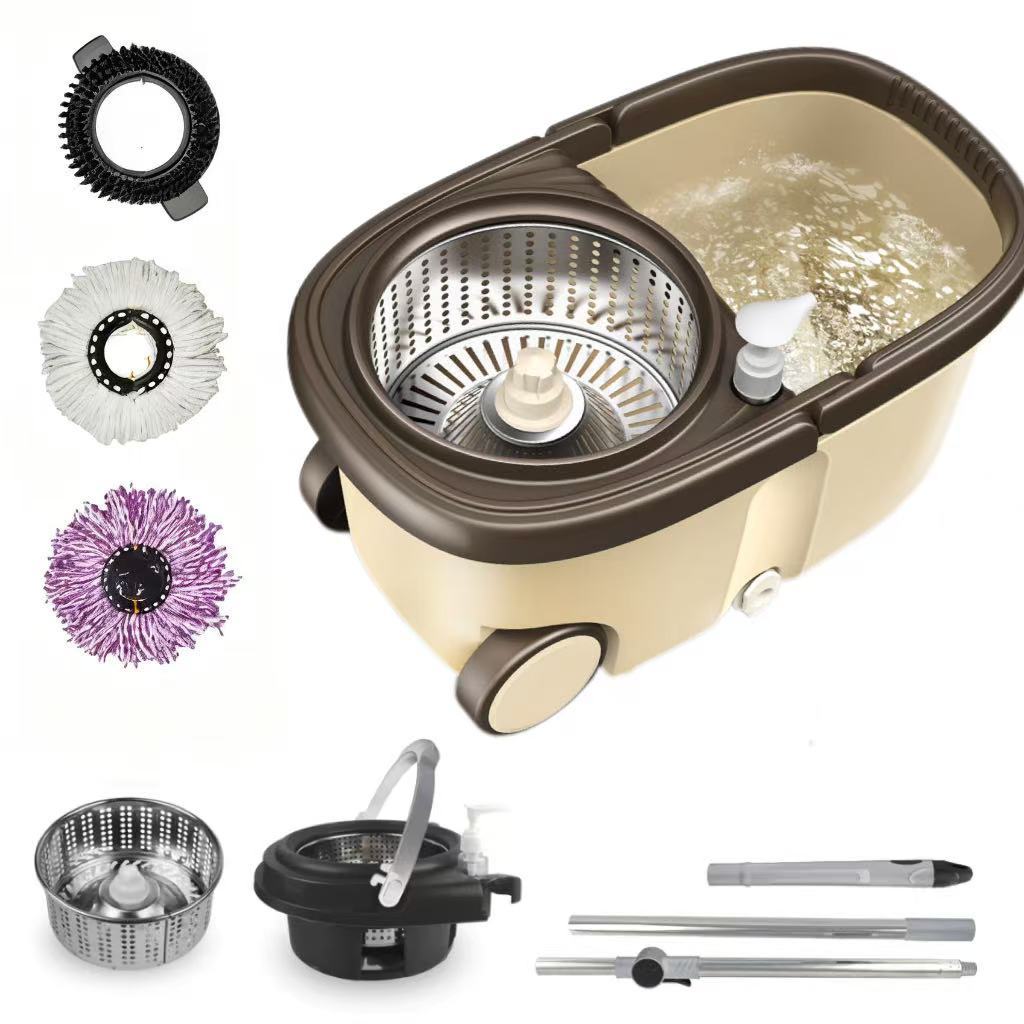 Esfregão 16L Giratório Removível com Cabo de 14