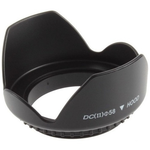 Para-sol Lente 18-55mm Canon Ø58mm Parasol Tulipa