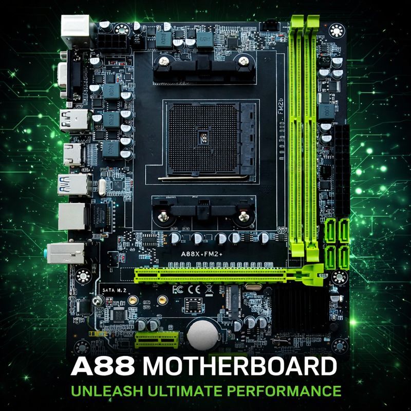 Placa Mãe A88 AMD FM2 DDR3 VGA HDMI USB 3.0 Rede 