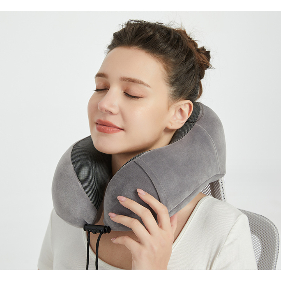 Almofada Travesseiro Pescoço Descanso Viagem Conf