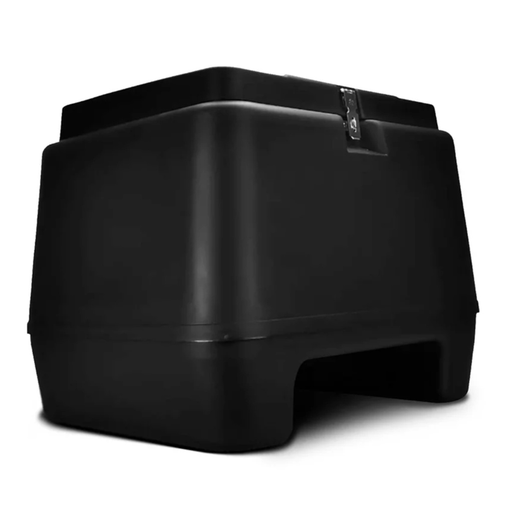Baú Bauleto Moto Traseiro 80 Litros Plástico Inj