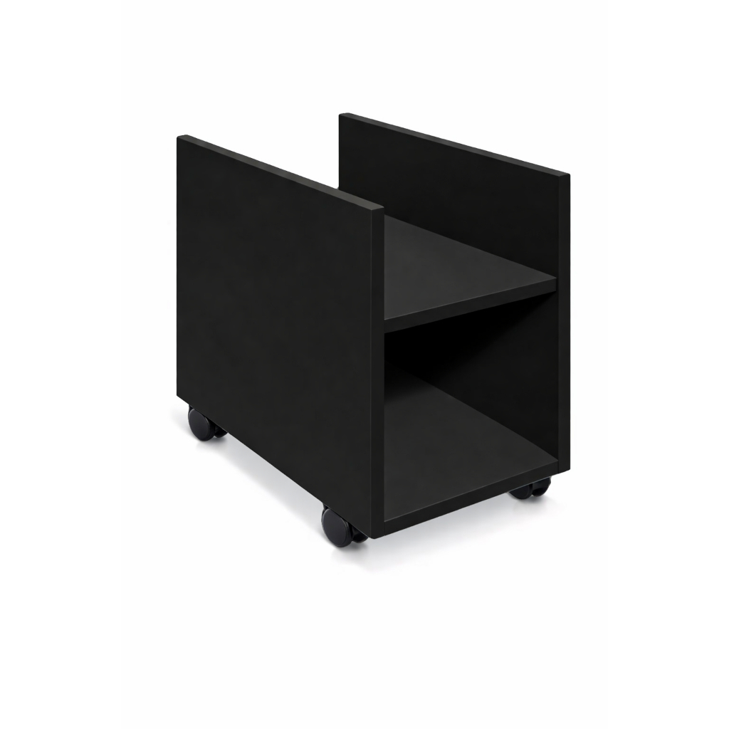 Suportes Com Rodizios Para Cpu E Nobreak Branco