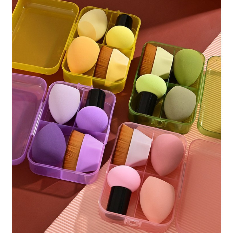 Conjunto Pincel de Maquiagem Para Base Alta Qualid