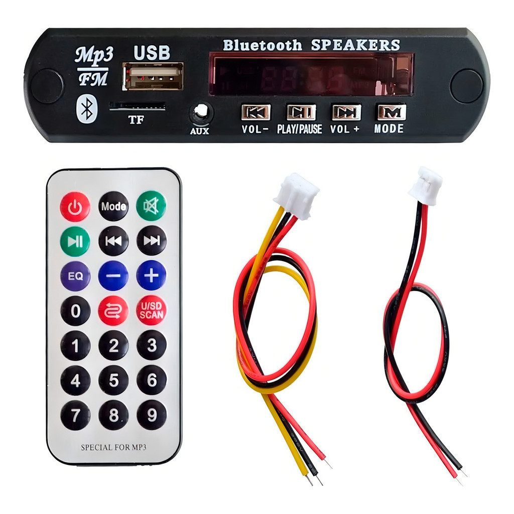 Placa Leitor De Usb Fm / Mp3 / Bluetooth Radio Fm