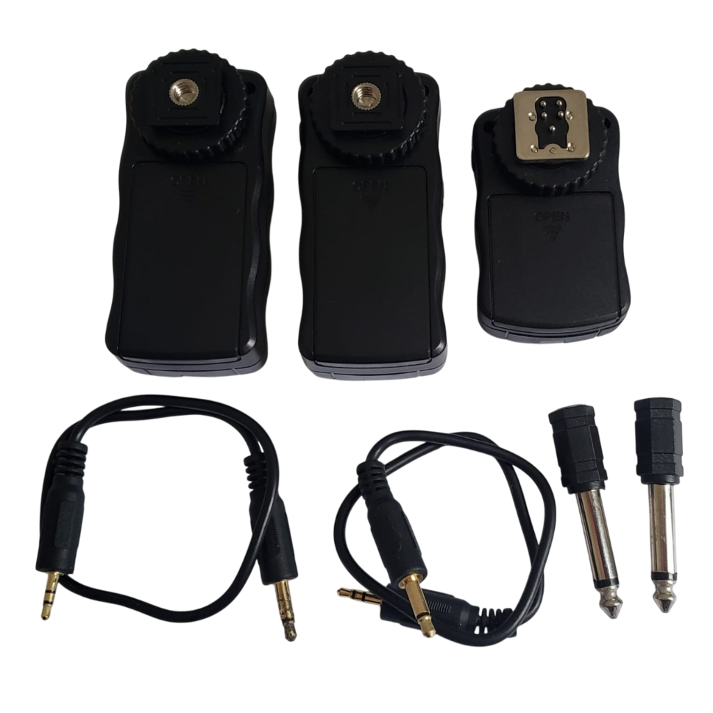 Rádio flash duplo 3 em 1 Canon, Nikon