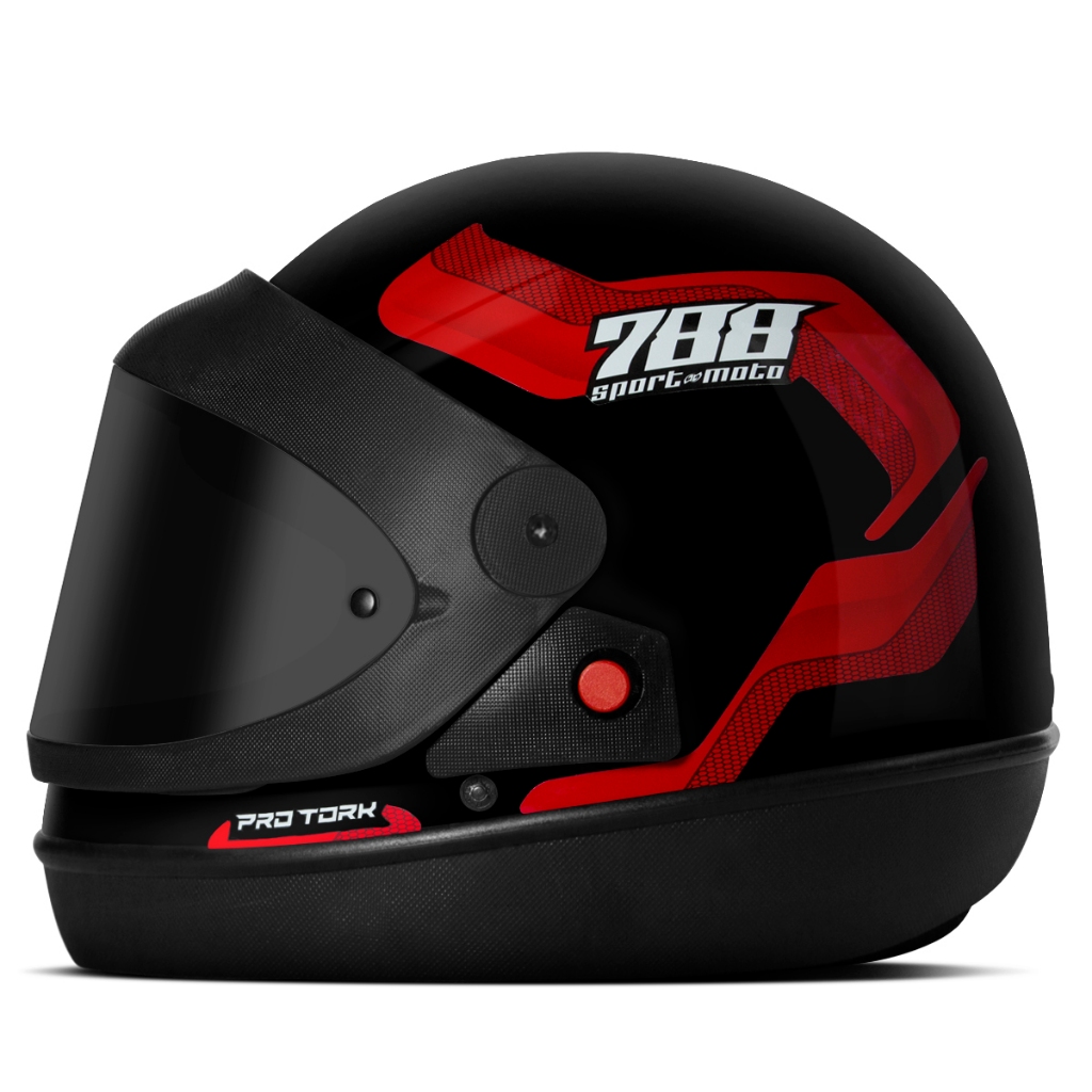 Capacete Automático Pro Tork Sport Moto 788 Visei