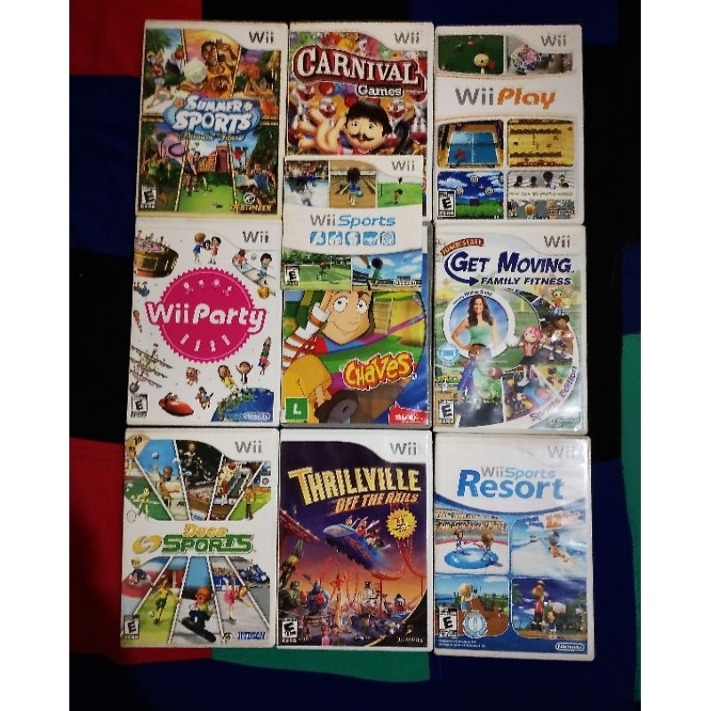 jogos nintendo wii originais