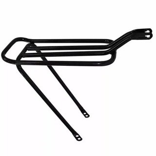 Garupa Bagageiro Tubão Traseiro Preto Para Bicicl