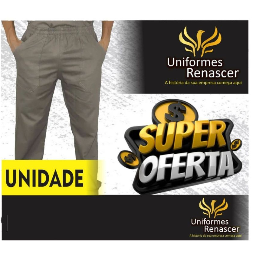 CALÇA DE BRIM PARA TRABALHO  ALTAMENTE REFORÇADA