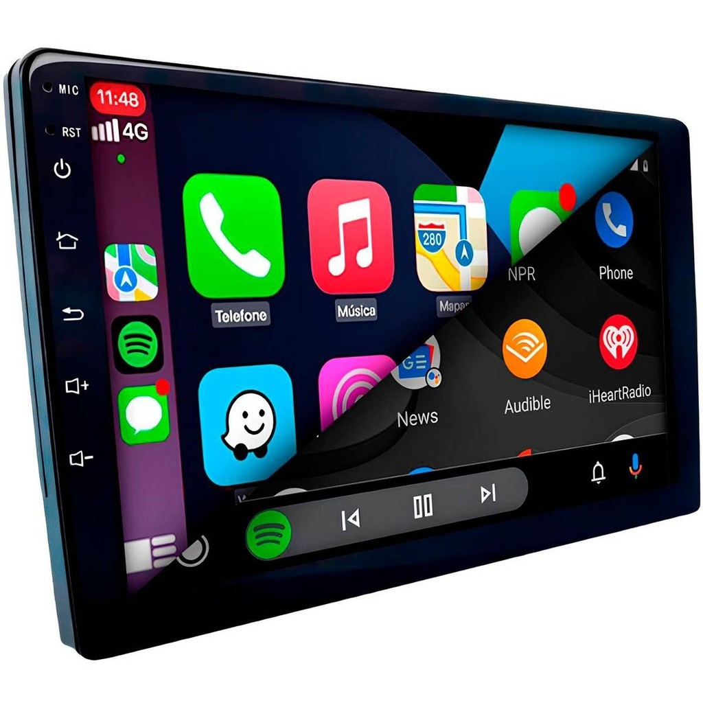 Central Multimidia 9pol QLed QuadCore 4GB 64GB And