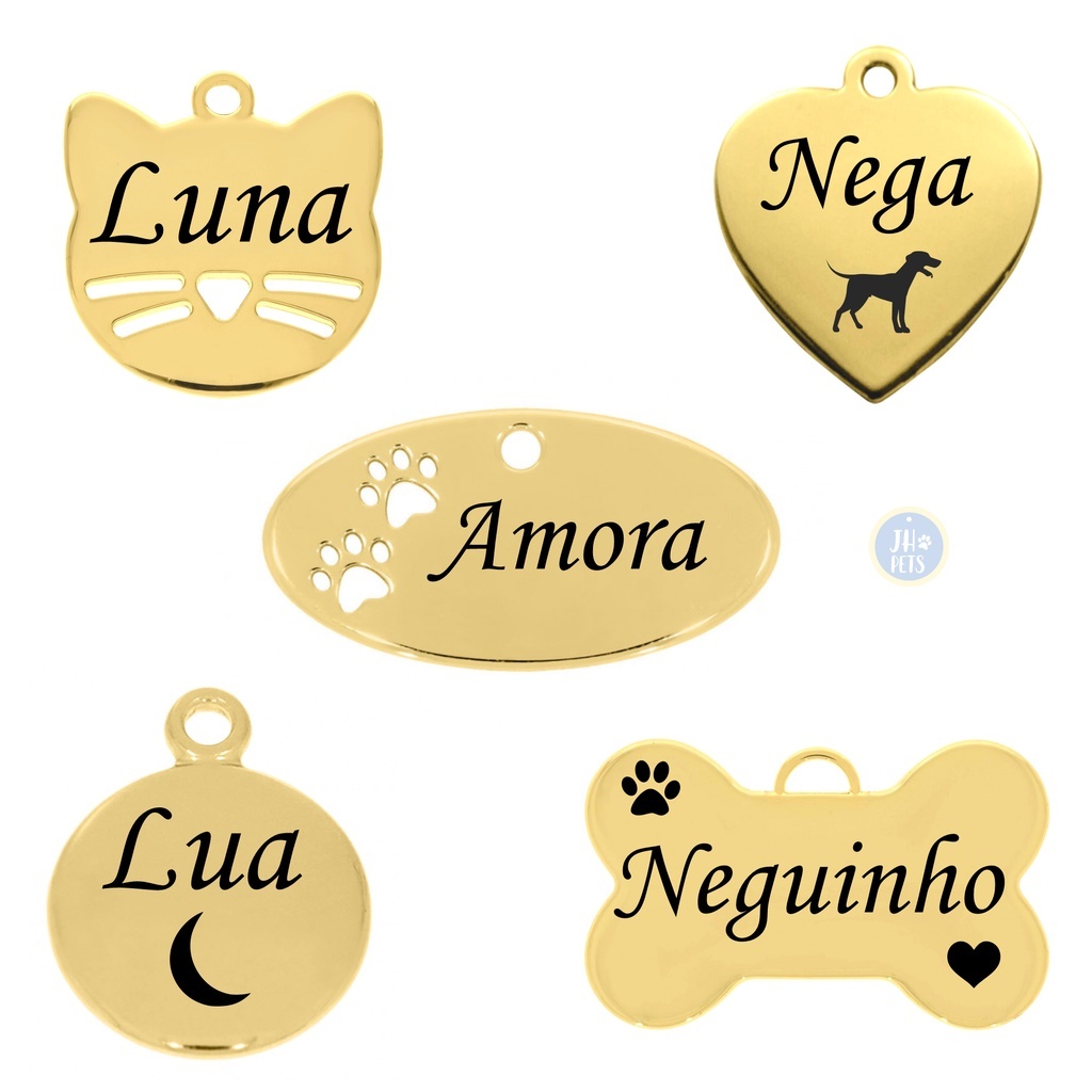 Plaquinha De Identificação Personalizada Para An