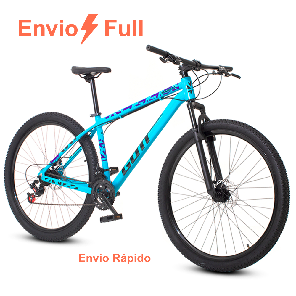 Bicicleta aro 29 Alumínio Azul e Preto Gott Mappa