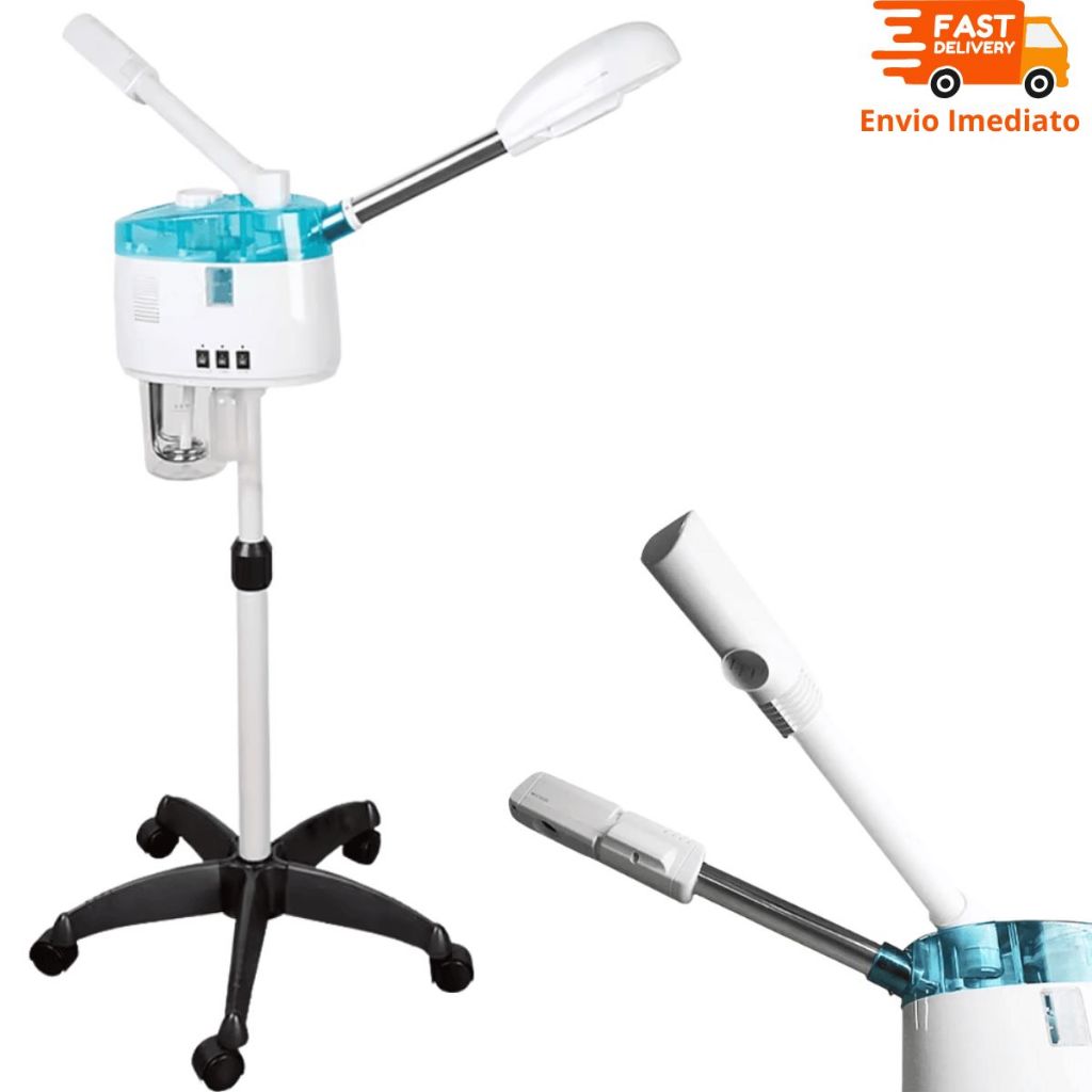 Vaporizador Facial Vapor Frio E Quente Com Pé Pro