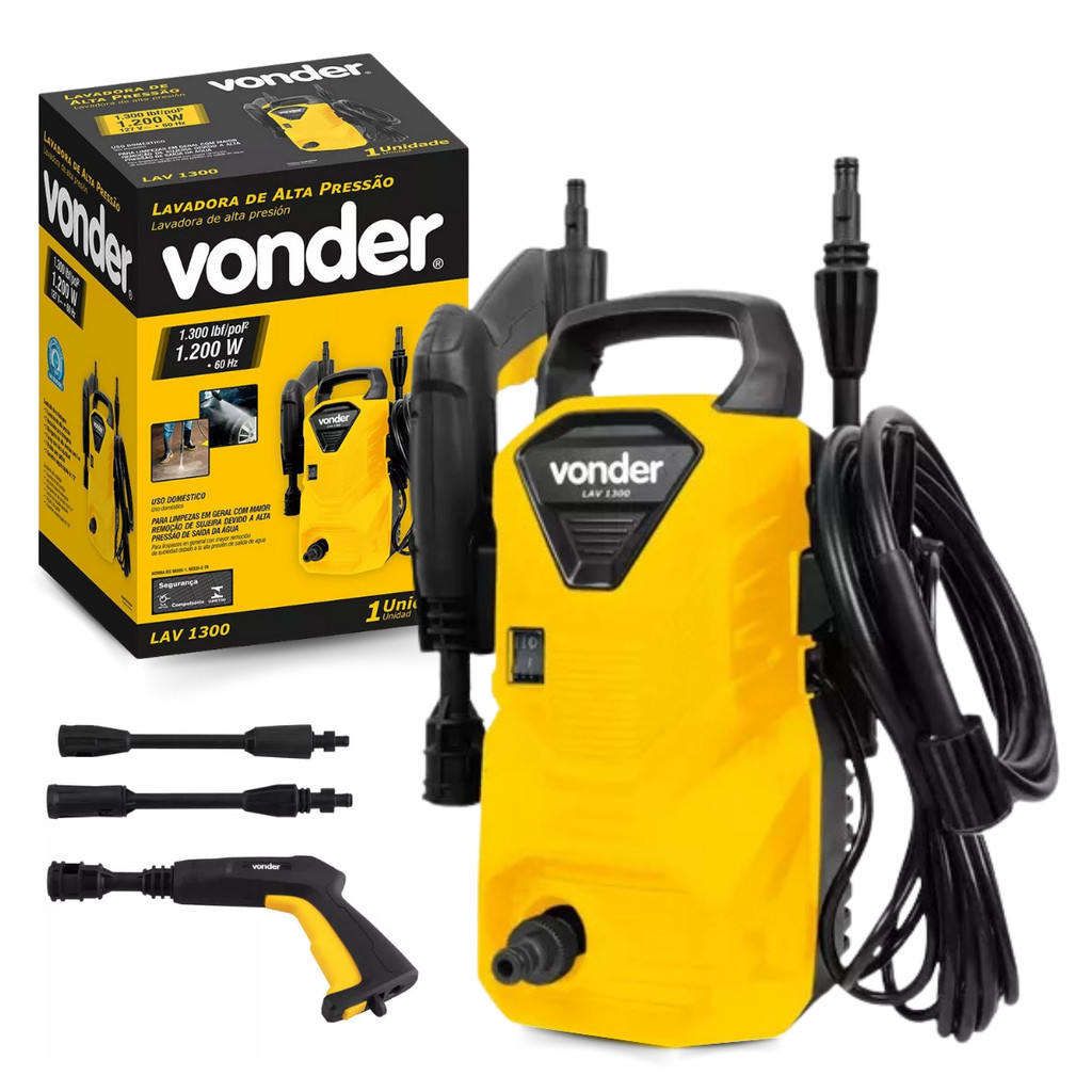 Lavadora De Alta Pressão Lav1300 Libras Vonder 1.