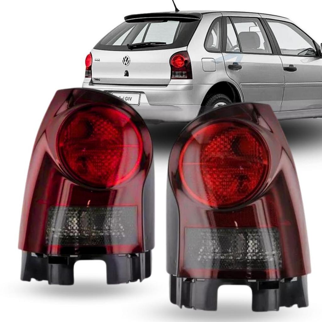 Par Lanterna Traseira Gol G4 Power 2006 2007 2008 
