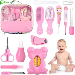 Kit 13 Pecas Bebê Cuidado Higiene Com O Cabelo Sa