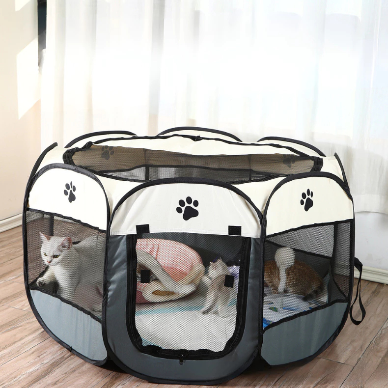 MIW Casinha Para Pets Gatos Grande Dobrável Port�