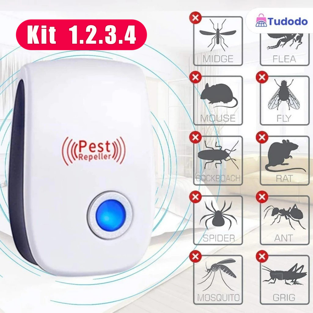 Repelente Eletrônico Ultrassônico Mosca Pernilon