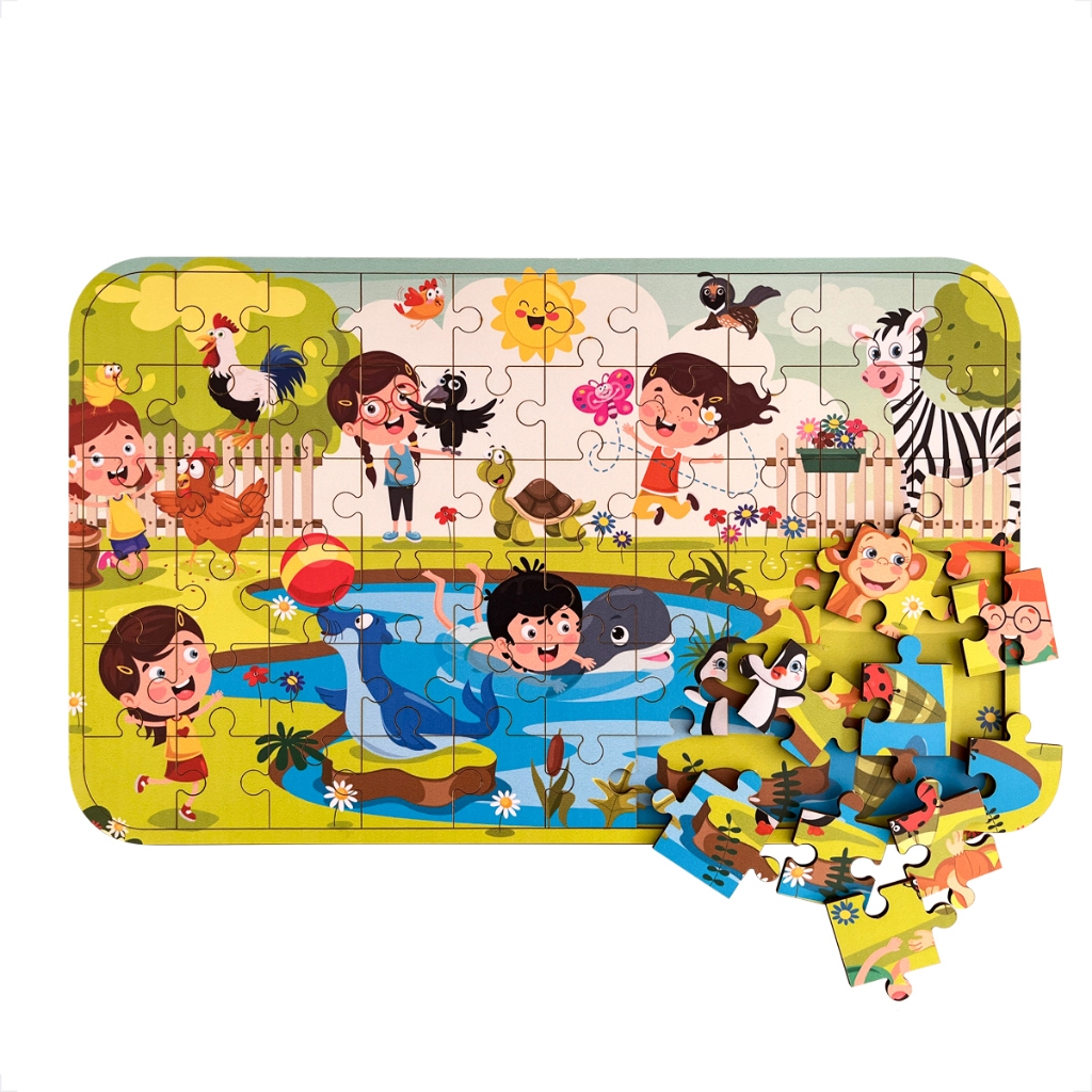 Quebra Cabeça Infantil Criativo 60 Peças Encaixe