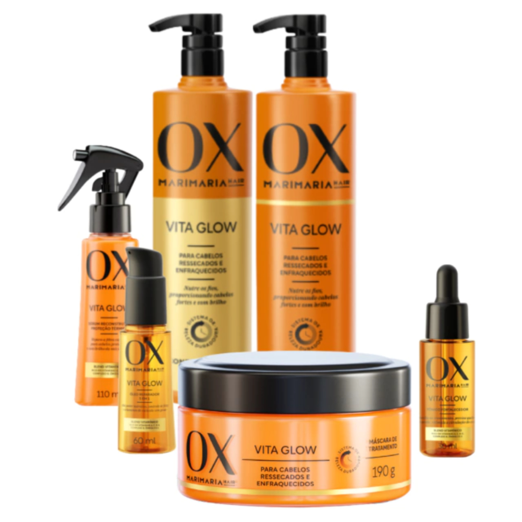 Linha Ox Mari Maria Vita Glow Shampoo e Condiciona