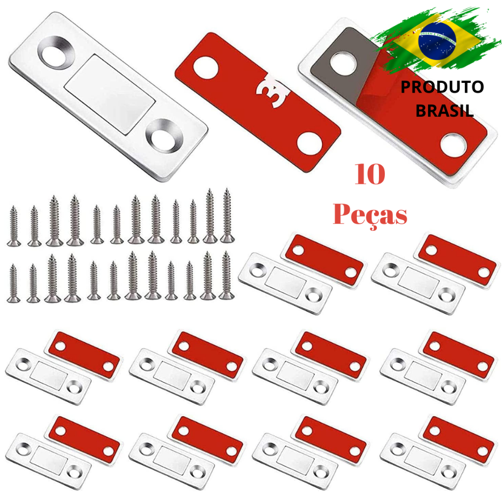 Kit 2 a 20 Trava Gaveta Armário Porta Gabinete Te