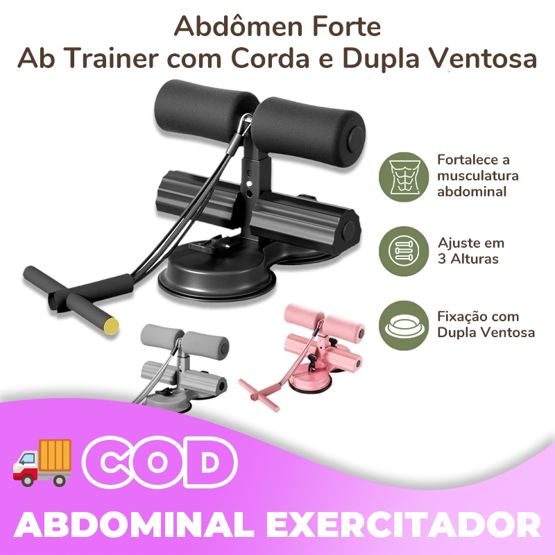 Suporte Abdominal com Ventosa e Corda Elástica Au
