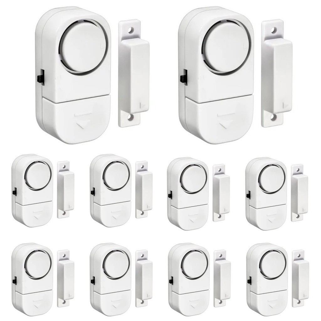 Kit Alarme Sonoro Invasão Residencial Porta Janel