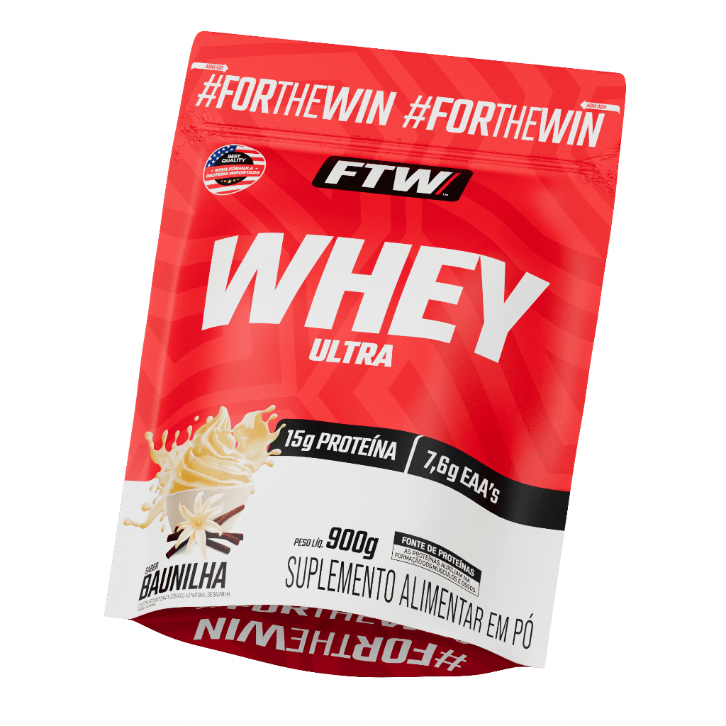 Whey Ultra Protein Refil 900g 15g Proteína por Do
