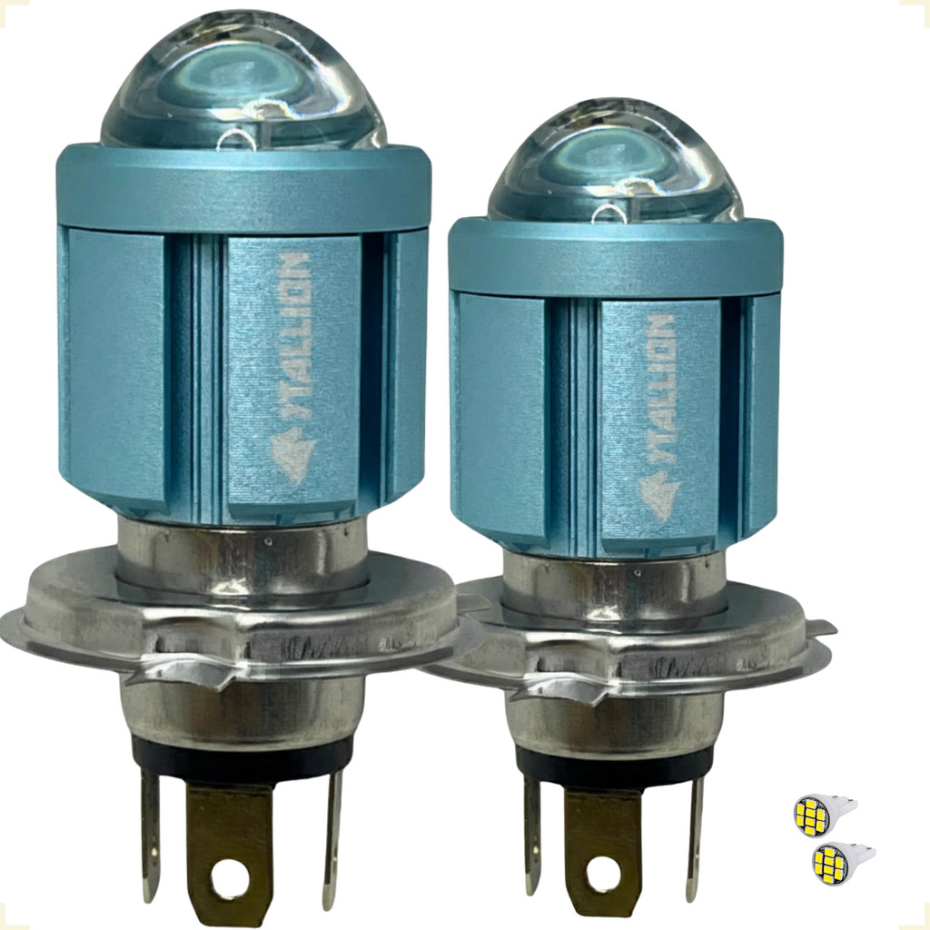 Kit de Lâmpada Farol Alto e Baixo de Led Carro H4