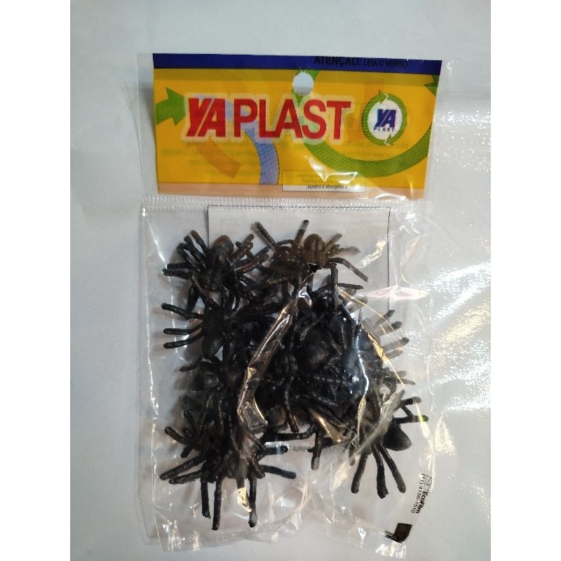 Enfeite de aranha para festa pacote com 25 ou 50 u