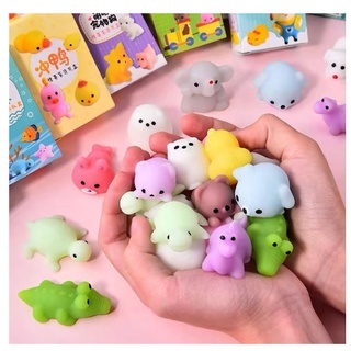 Kit 20 Squishy Bichinho Mochi Macio De Apertar sup