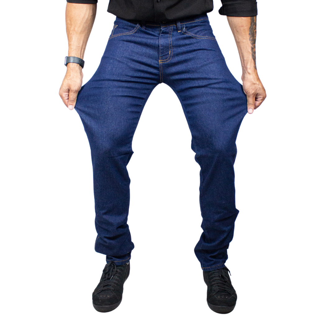 Calça Jeans Masculina Tradicional Basica Reforça