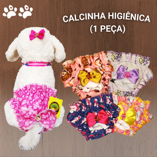 Calcinha Pet Higiênica Cães Gatos 1unid Roupa Ca